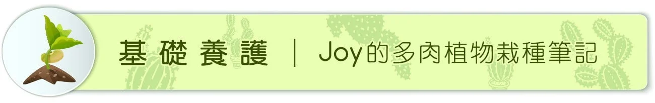 Joy的多肉植物栽種筆記 1 b10200 02